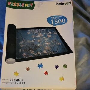 Puzzle Mat for Kids - Black and Blue